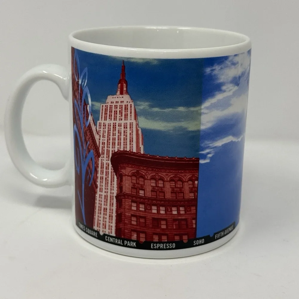 Starbucks Drinkware Lot of 9 Mugs Tumblers Water Bottle Detroit NYC Curtis Kulig